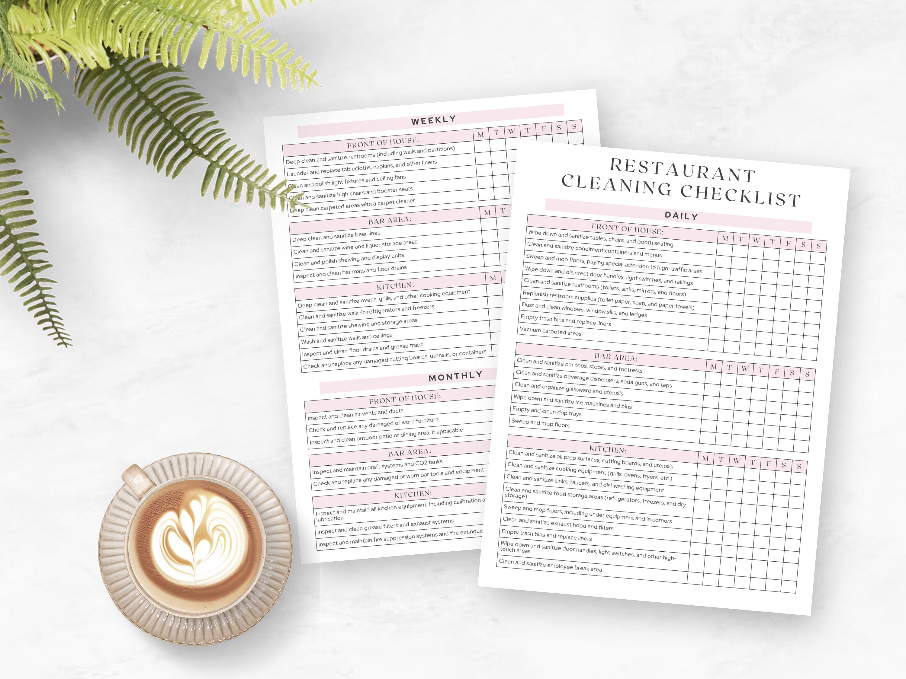 The Free Restaurant Cleaning Checklist Template You Need Right Now - zgeg0zi