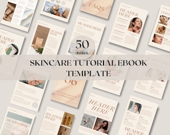 ebook template skincare | Skincare business | beauty business| Beauty ebook
