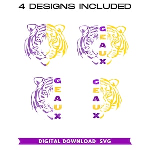 Geaux Tigers PNG, Louisiana PNG