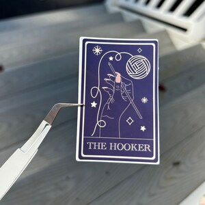 Calcomanía de pegatina inspirada en cartas del tarot The Hooker