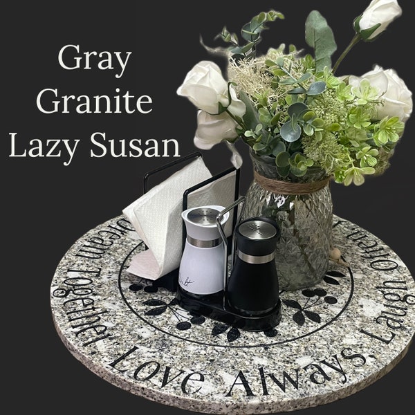Granite Lazy Susan Etsy