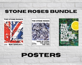 Stone Roses A3 Gloss Posters Bundle