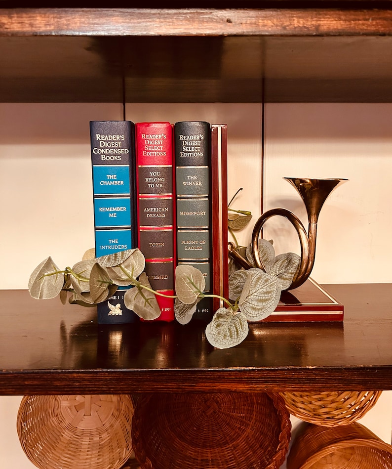 Left Bookend Classy Vintage Bookend Set - Etsy