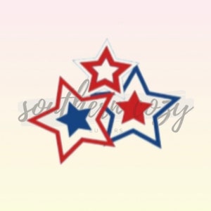 Stars / Fourth of July / Cookie Cutter / STL File / Digital Download / cookie cutter size 3.5in