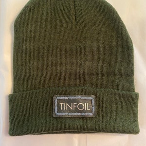 Tinfoil Hat, winter toque, knit beanie image 7