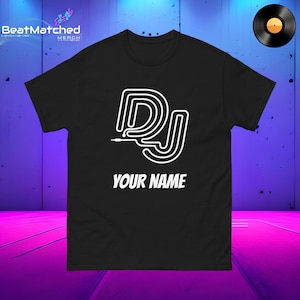 Personalised Name T-Shirt – Custom Streetwear for DJs, Producers & Fans