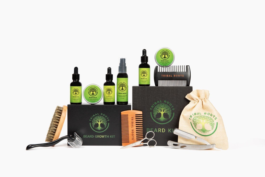 Premium Beard Kit and Growth Set Allnatural Beard Care Kit Etsy
