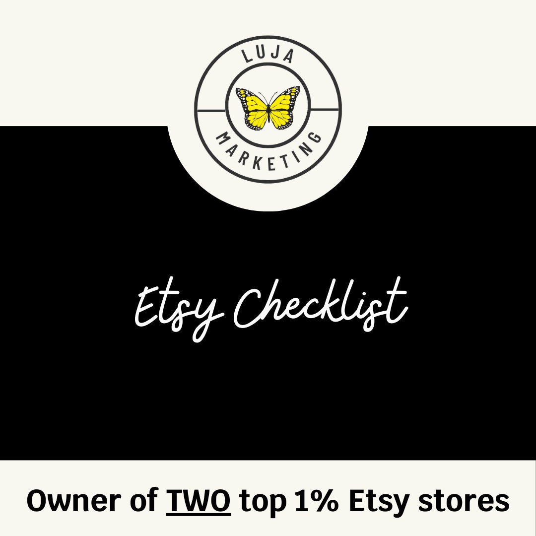 Etsy Success Checklist Printable, 50 Product Ideas, Etsy Guide, Etsy