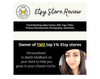 Etsy Review, Etsy Critique, Etsy Mentor, Etsy Help, Shop Tutorial, Etsy Guide, Etsy Shop Advice, Etsy Expert, Etsy Store Help,