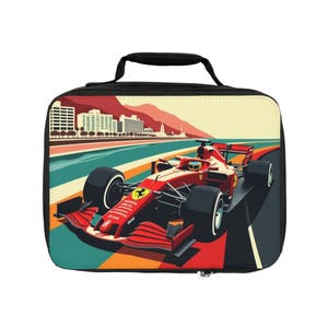 Formula 1 Racing lunchtas - perfect voor kinderen en volwassenen, picknick, school, autoliefhebbers, sportevenementen, cadeau-ideeën