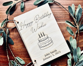 Wooden Card Organizer Birthday Card Keeper Wooden Greeting Card Storage Box Memory Keeper First Birthday Book Collection Display Binder
