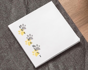 Bloc de notas adhesivas Post It para padres de mascotas, bloc de notas de 50 páginas para amantes de las mascotas, suministros de oficina para amantes de los perros y los gatos, notas adhesivas para padres de mascotas, amor por las mascotas