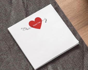 Bloc de notas adhesivas para el cuidado de enfermeras, asistencia para proveedores de atención médica, material de oficina médica, obsequio de agradecimiento para enfermeras, papelería para hospitales, atención de enfermeras