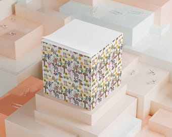 Cubo de notas con forma de animal de granja, papelería divertida, material de oficina con forma de animal, producto de papel de granja, regalos de oficina, regalos para ascensos y cambios de carrera