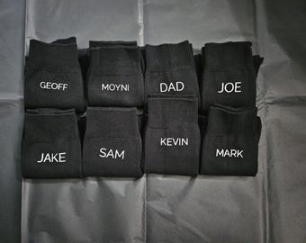 Personalised Socks: Custom Name/Initials - Novelty Gift