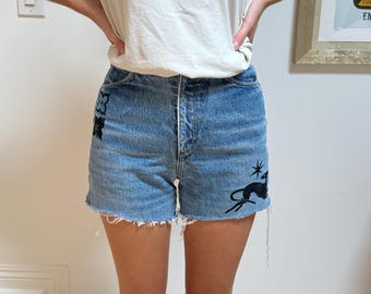 Block-printed Vintage Shorts