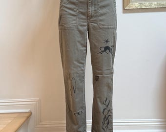 Green Utility Pants