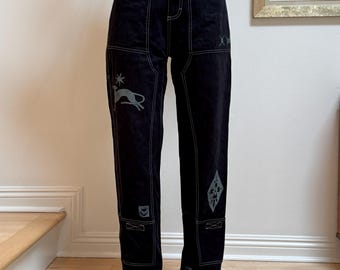 Black Carpenter Pants