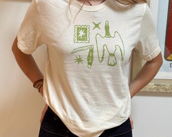 Cream Duck Tee