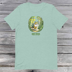 Woodsy Whiskers Cat Shirt Cat Hiking Outdoor Cat Shirt