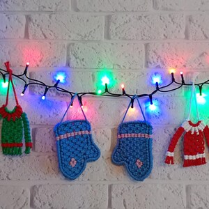 Gloves, macrame, PDF, pattern, tutorial, step-by-step instructions, Christmas decoration, pendant, christmas tree, winter (English version) image 2