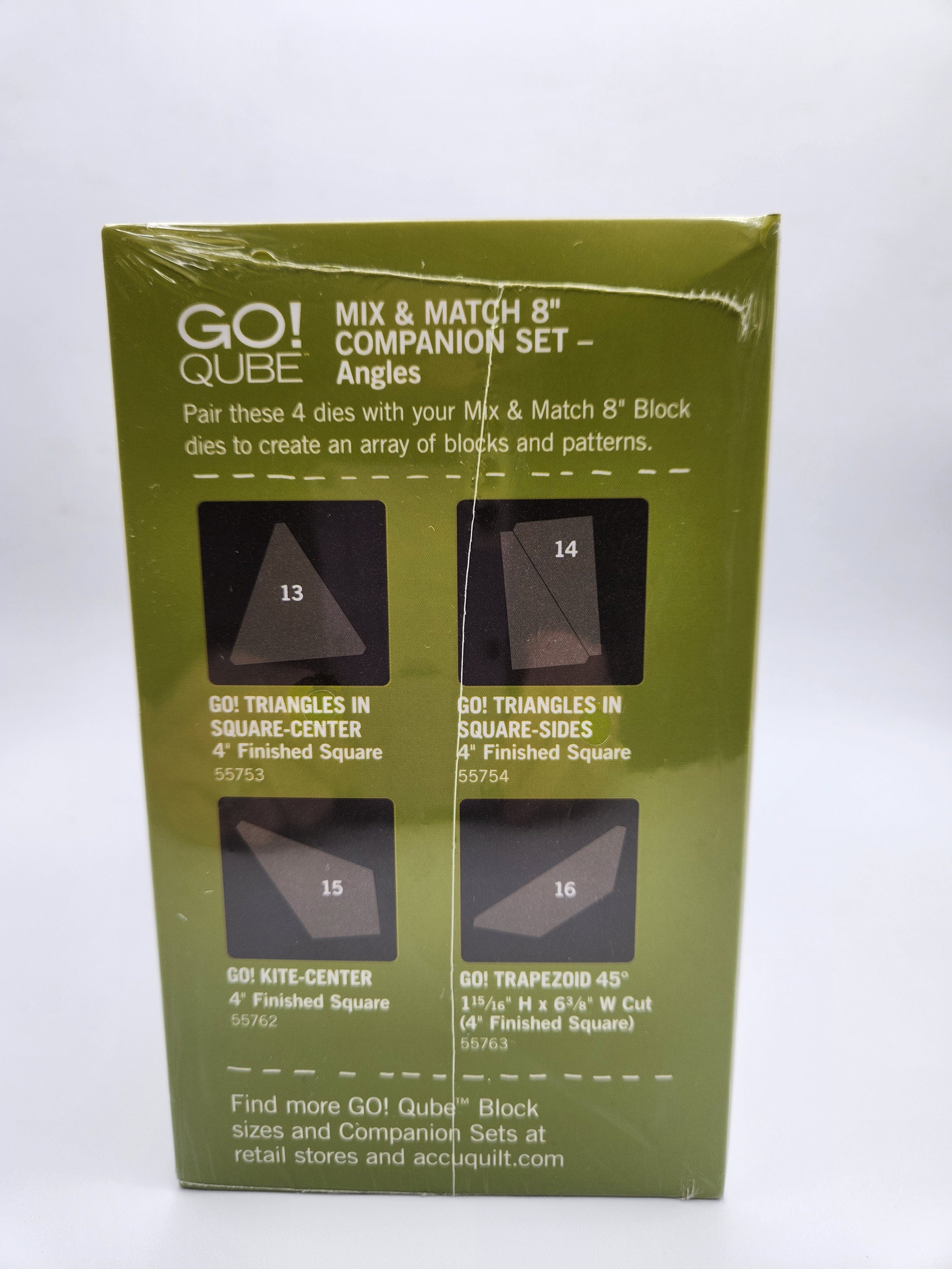 Accuquilt Go! Qube Companion Set - Stampini Per Quilting 20,5 Cm