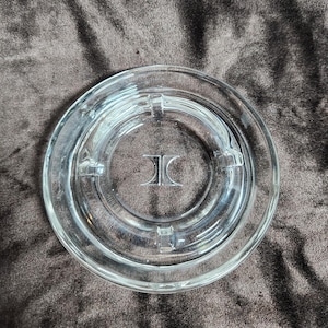 Vintage Glass Hilton Hotel Ashtray