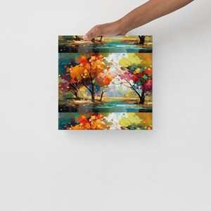 FALL Trees Thin canvas