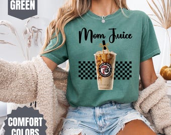 Mom Juice PNG, 7 Brew Coffee PNG, Digital Download, Trendy Mom Life Coffee Lover Png, Iced Coffee Vibes, Checkered 7 Brew PNG, Coffee Mom