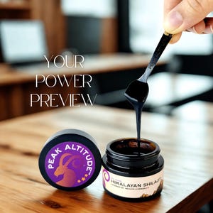 Peak Altitude | Pure Himalayan Shilajit | Health Canada Licensed | Lab-Tested | Pure & Authentic - 30 grams