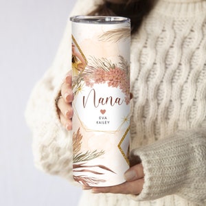 Nana Picture Tumbler, Personalized Nana Tumbler for Grandma, Nana Gift ...
