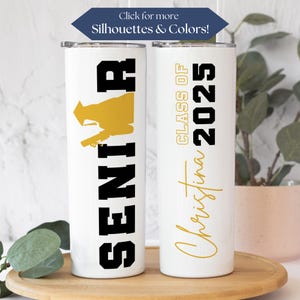 Senior 2025 Tumbler, Graduation Gifts for Her, Custom Graduation Tumbler, College Graduation Gifts, Class of 2025 Cup, Senior Gift For Him