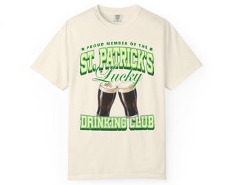 St. Patrick's Lucky Drinking Club T-shirt | St. Patrick's Day Beer Tee