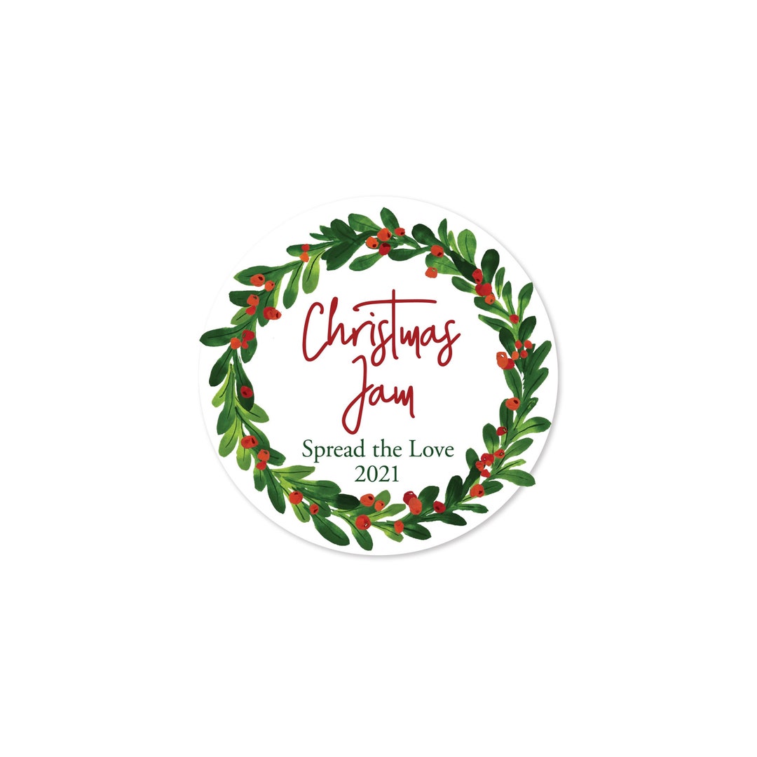 Raspberry Jam Label in Sets of 20 With Custom Text - Etsy