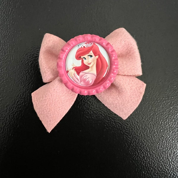 Princess Collection: Little Mermaid Inspired Light Pink felt Hair Clip