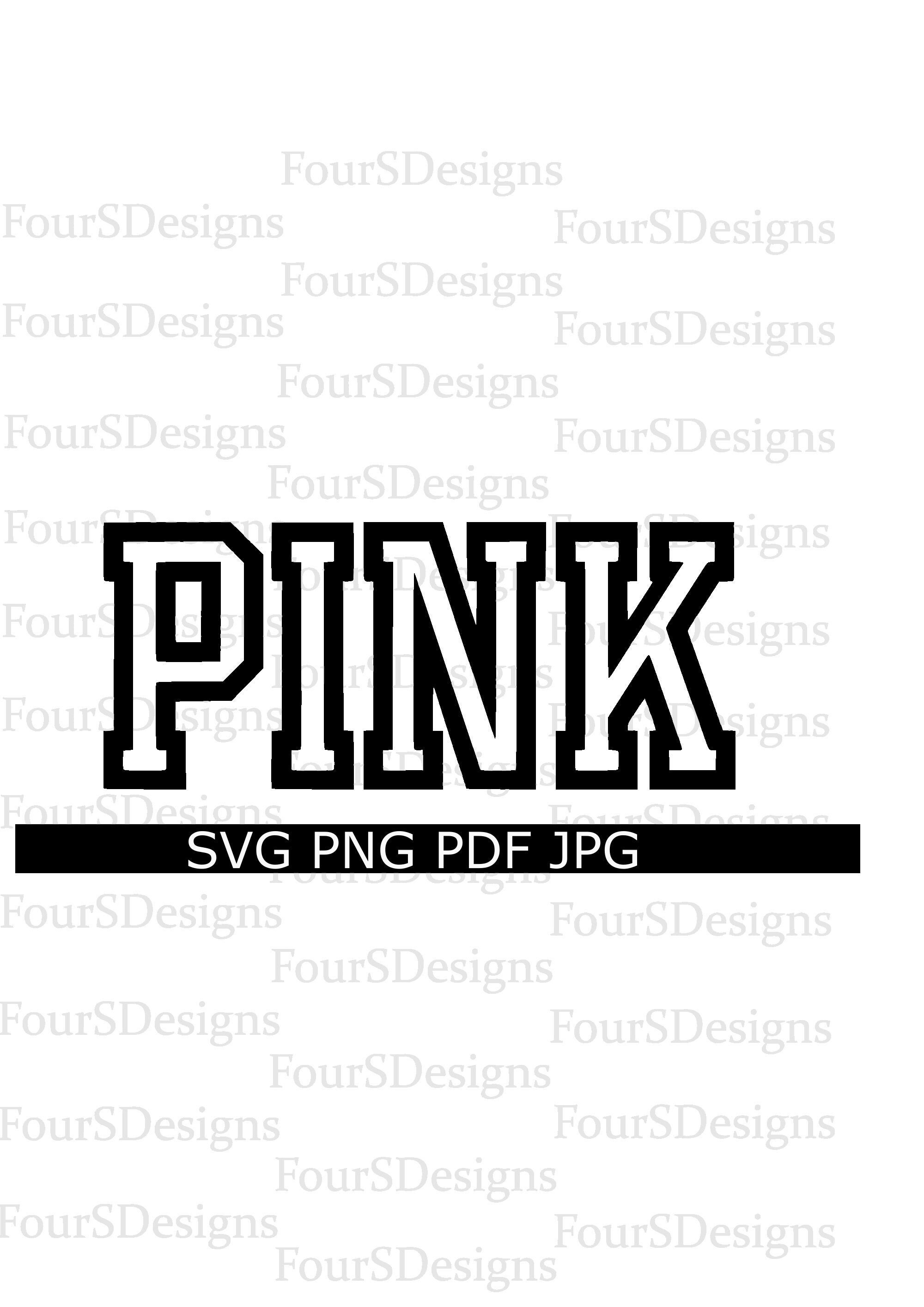 PINK Logo Svg Png Pdf Jpg Files - Etsy