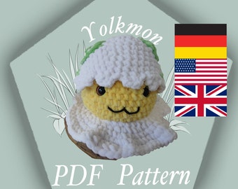 Yolkmon Häkel Anleitung/ Crochet Pattern