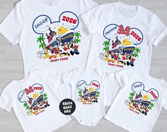 Custom Disney Cruise Family Shirt Cruise Shirt Disney Cruise 2026 Shirt Matching Cruise Family Cruise Tees Crew Shirt Cruise Club Sweatshirt