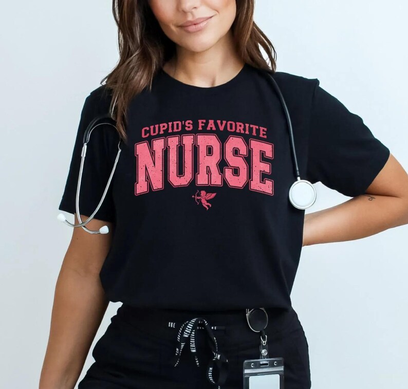 a woman in a black shirt with a stethoscope around her neck