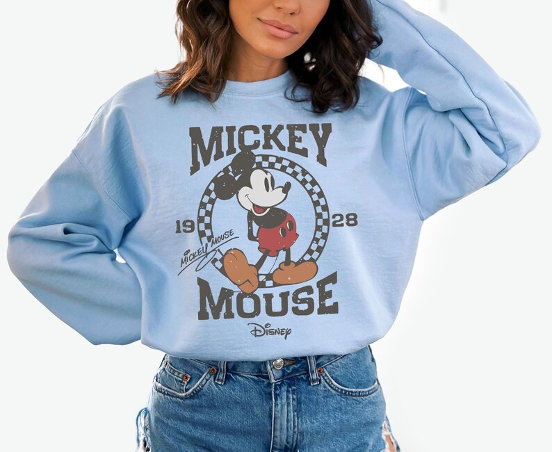 Disney Shirt Mickey Mouse Shirt Retro Mickey Sweatshirt Family Disney Trip Shirts Mickey Sweatshirt Magic Kingdom Shirt Best Day Ever Shirt image 5
