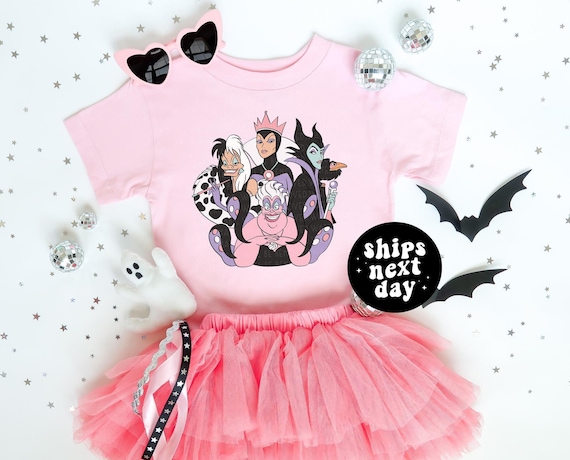 Disney Villains Shirt Women's Disney World Shirt Halloween Shirt For Girls Disneyland Shirt Magical Shirt Kids Tee Toddler Best Day Ever