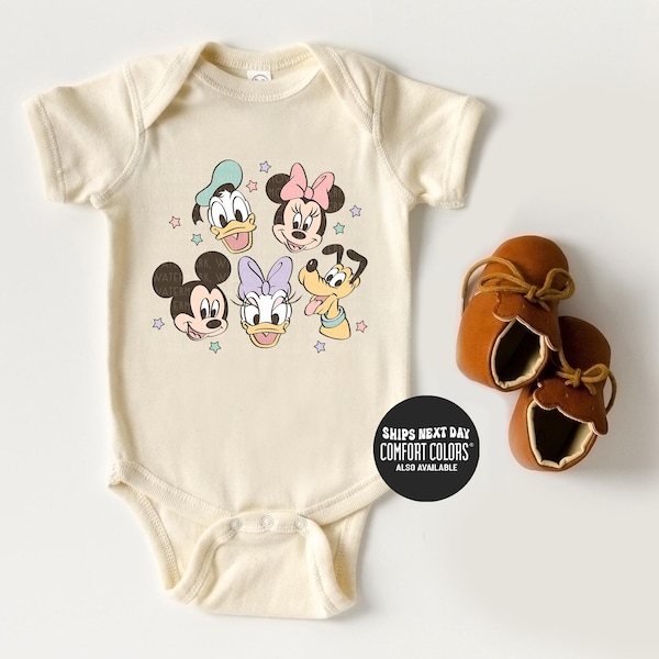 Kids Disney Shirt Mickey And Friends Toddler Baby Sweatshirt Mickey Mouse Baby Bodysuit First Disney Trip Magic Kingdom Shirt For Baby Kids