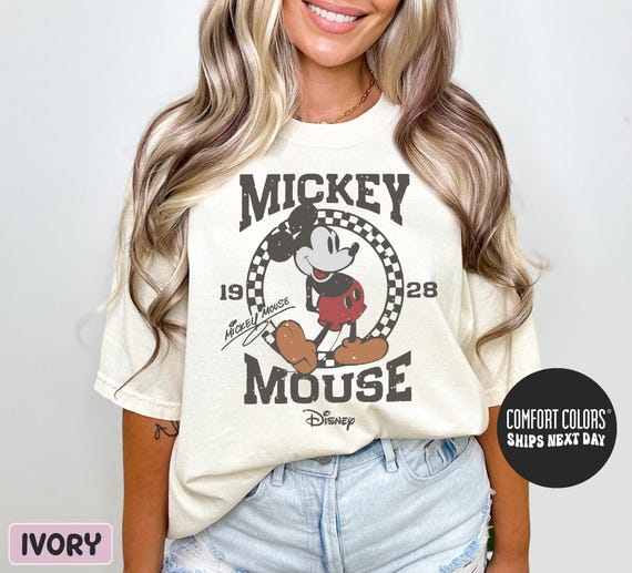 Disney Shirt Mickey Mouse Shirt Retro Mickey Mouse Shirt Disney Vacation Shirt Disneyland Mickey Shirt Magic Kingdom Comfort Colors® Shirt