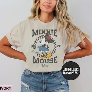 Disney Shirt Minnie Mouse Shirt Retro Minnie Mouse Shirt Disney Vacation Shirt Disneyland Minnie Shirt Magic Kingdom Comfort Colors® Shirt