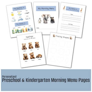 Morning Menu Pages