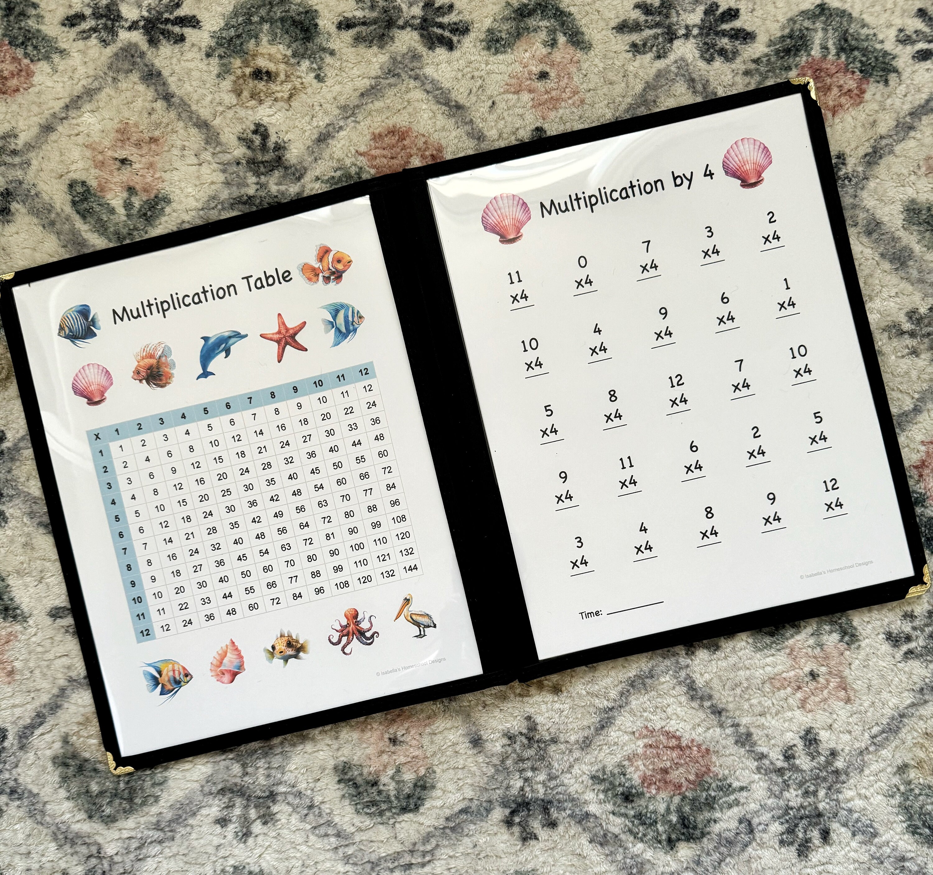 Math Menu Multiplication Multiplication and Division Morning Menu Including a Menu Cover and 26 ...