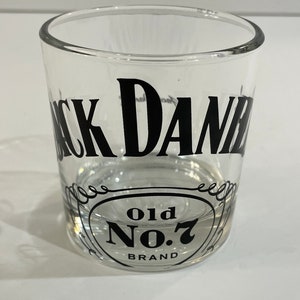 Jack Daniel&#39;s Old No 7 Brand, vintage, whiskey glass