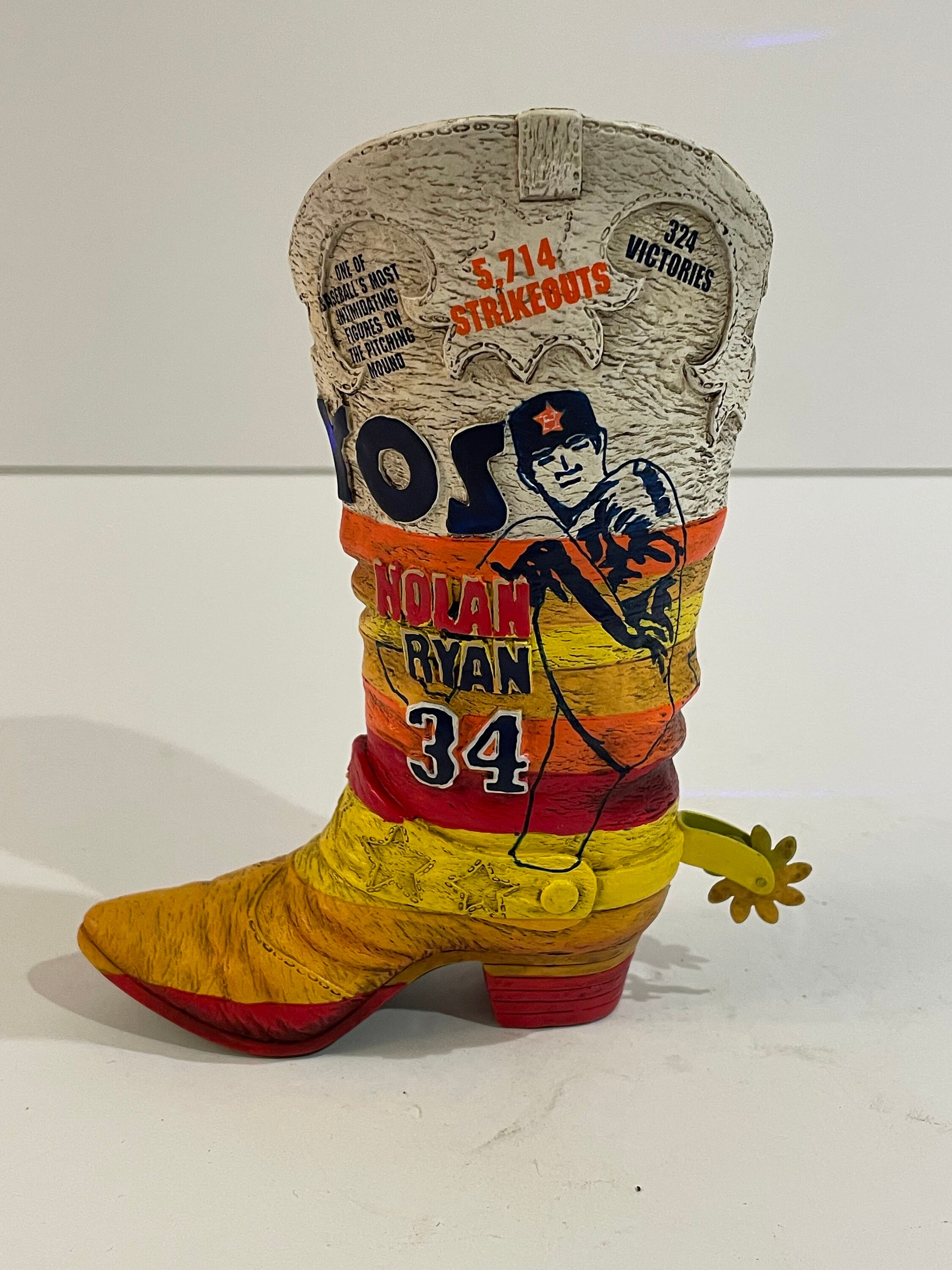 Nolan Ryan Astros All Star Cowboy Boot, Made by Forever in 2004