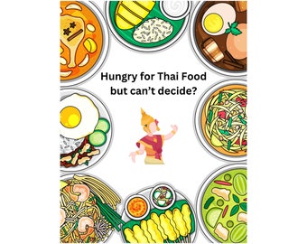 Hungry for Thai Food but can't decide? Thai Dish Decider Cards can help