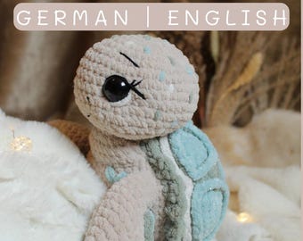 PDF Häkelanleitung Schildkröte Kalea | PDF Crochet Pattern Turtle Kalea